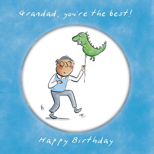 Grandad you're the best birthday card