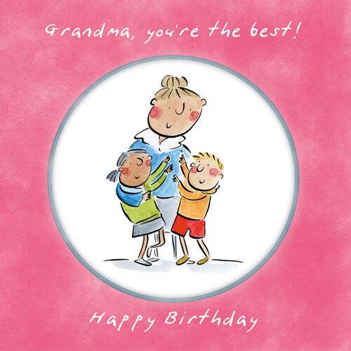 Grandma you're the best birthday card