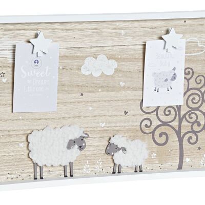 MEMO PHOTOS MDF 40X2X25 NATURAL SHEEP LI197217