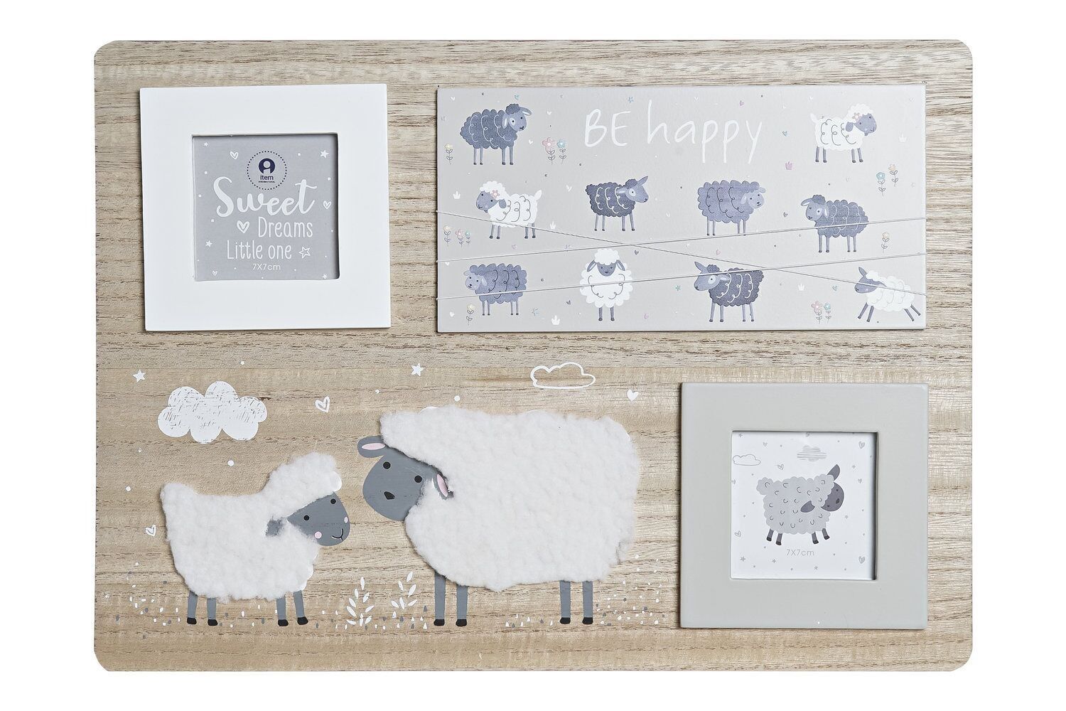 MEMO PHOTOS MDF 36X2X26 NATURAL SHEEP LI197218