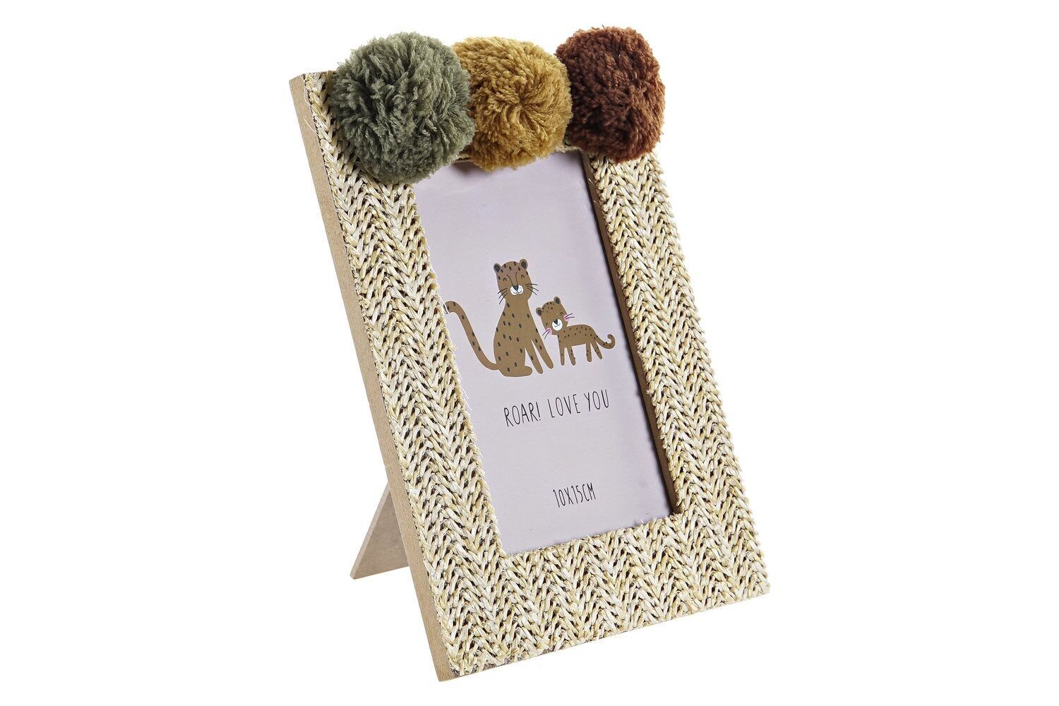 PHOTO FRAME 10X15 PP POLYESTER 16X1X21 POMPON LI198964