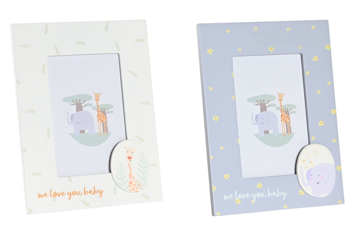 WOODEN PHOTO FRAME 17X1,5X22 10X15 ELEPHANT 2 ASSORTMENTS. LI200443