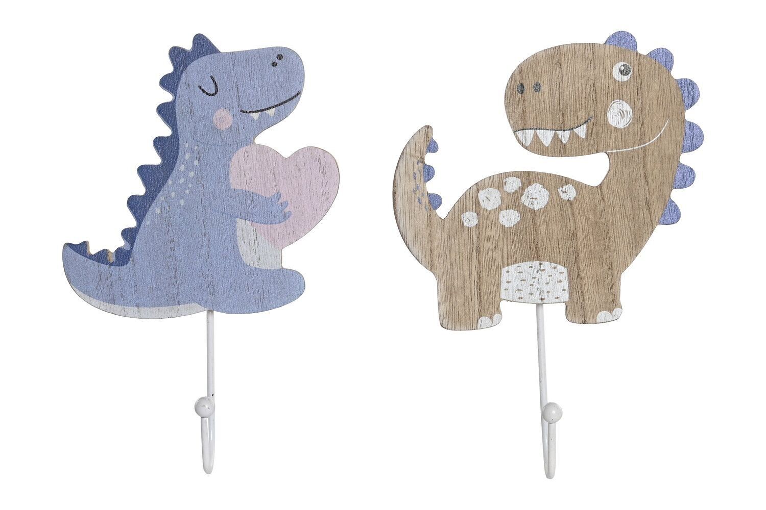 COAT HANGER MDF METAL 14X4,5X20 DINOAURIO 2 ASSORTED. LI205885
