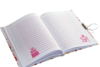 AGENDA PAPIER CARTON 27X4,3X17,5 ROSE SUPERDOUX LP166258 4