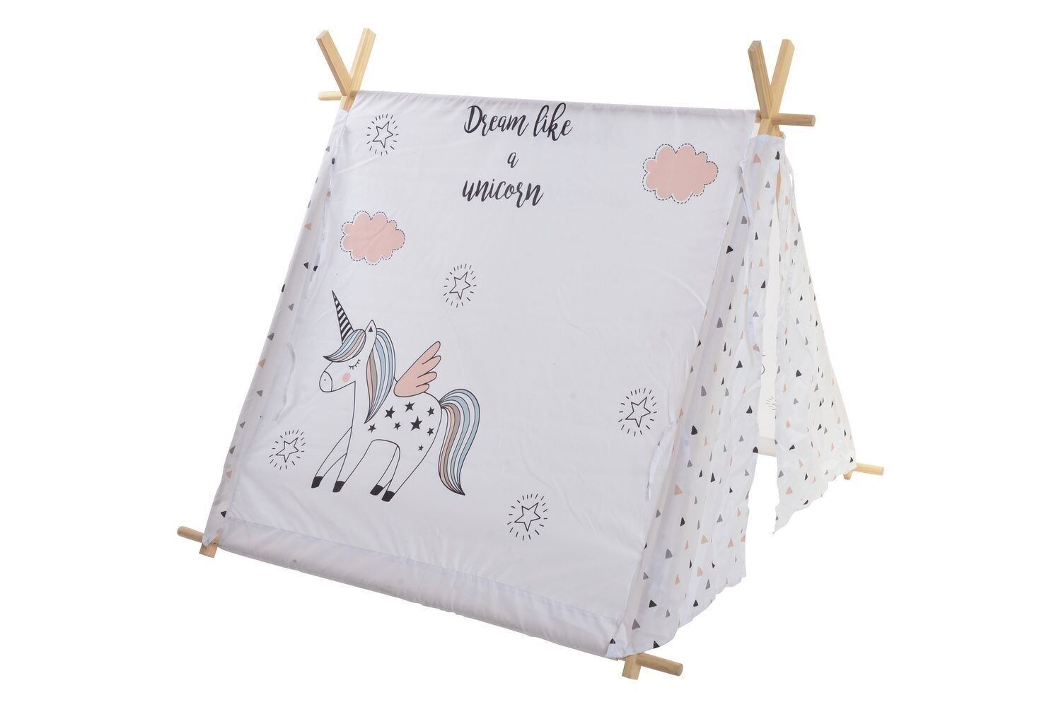 WOODEN COTTON TIPI 110X110X106 UNICORN MB147881