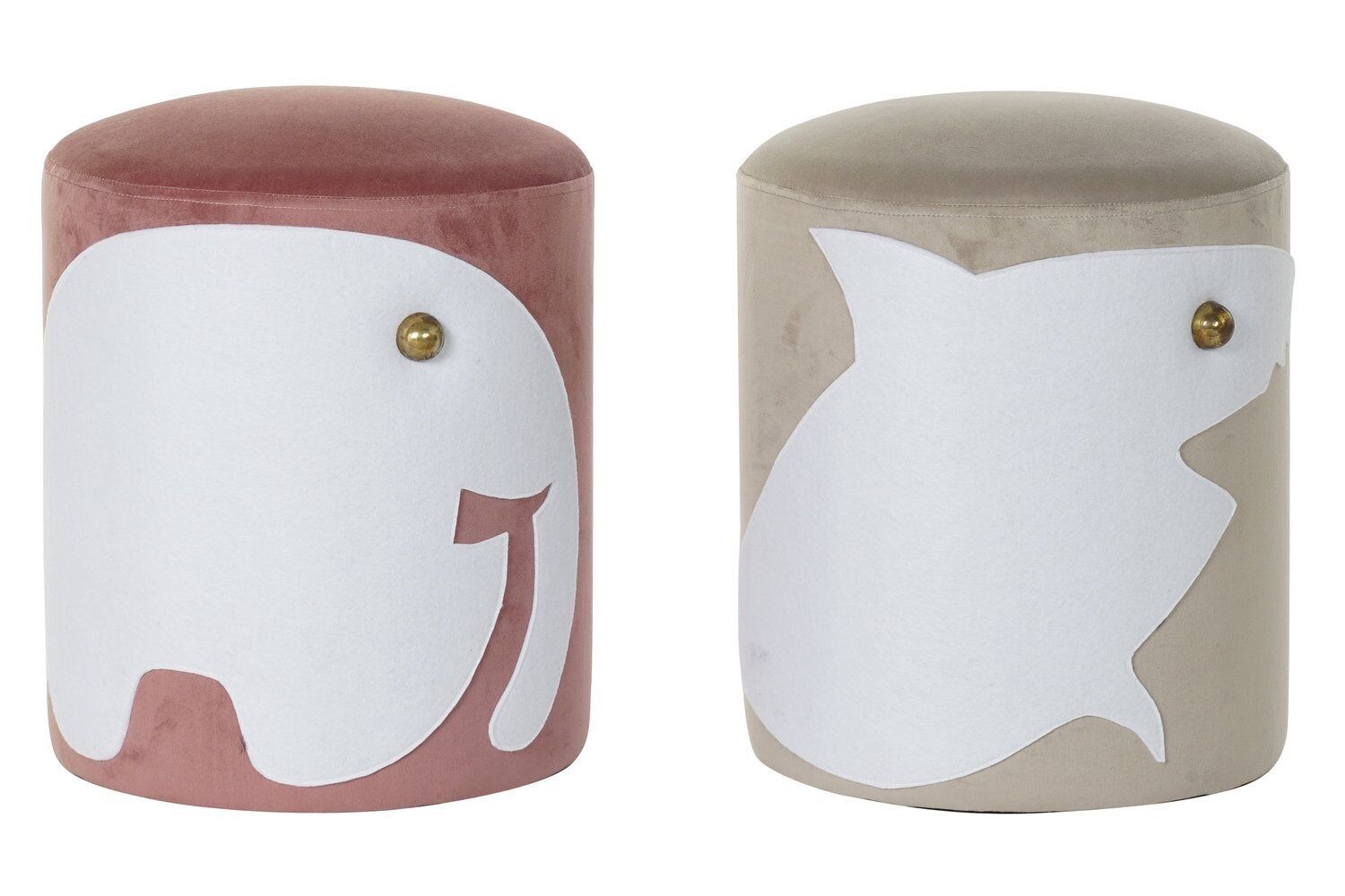 POGGIAPIEDI POLIESTERE 36X36X43 2 ASSORTITI. MB191101