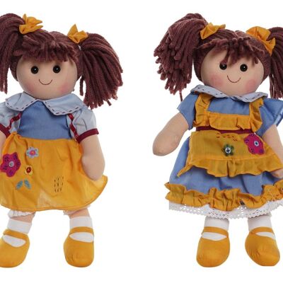 POLYESTER COTTON DOLL 24X10X35 2 ASSORTMENTS. MN192354