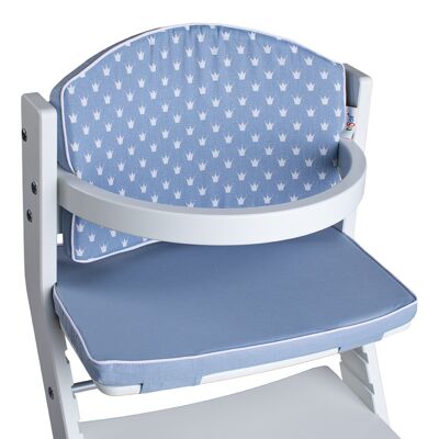 tiSsi® upholstery blue crowns for high chairs