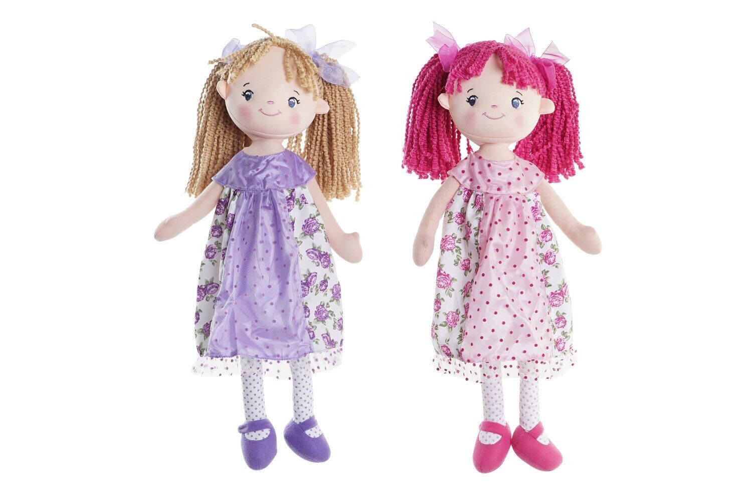 BAMBOLA POLIESTERE 20X13X40 2 ASSORTIMENTI. MN199146