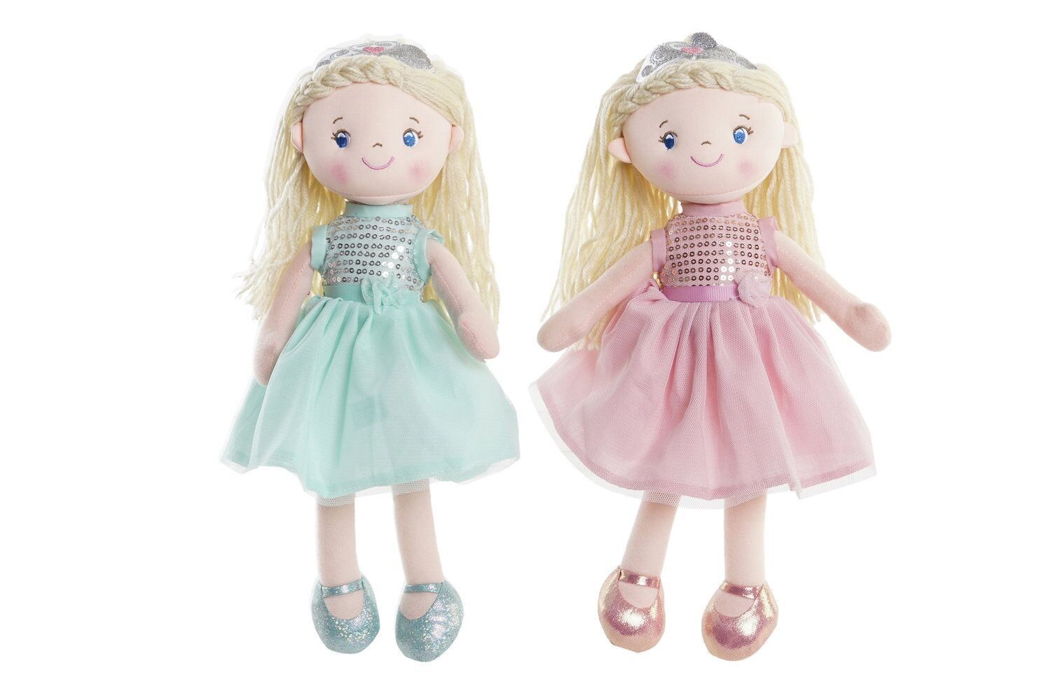 BAMBOLA POLIESTERE 20X10X35 2 ASSORTIMENTI. MN199148