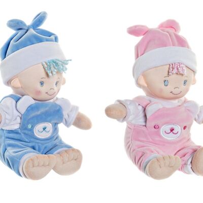 PELUCHE POLIESTER 18X15X20 BEBE 2 SURT. MN199153