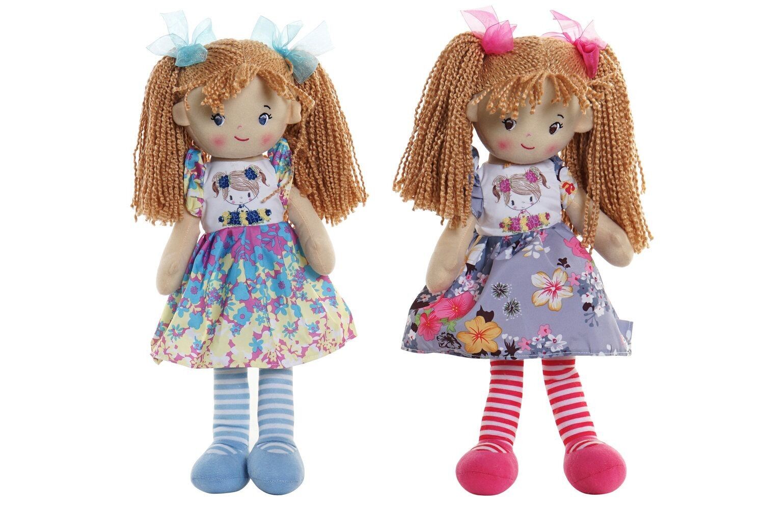 POLYESTER DOLL 22X15X40 FLOWERS 2 ASSORTMENTS. MN203807