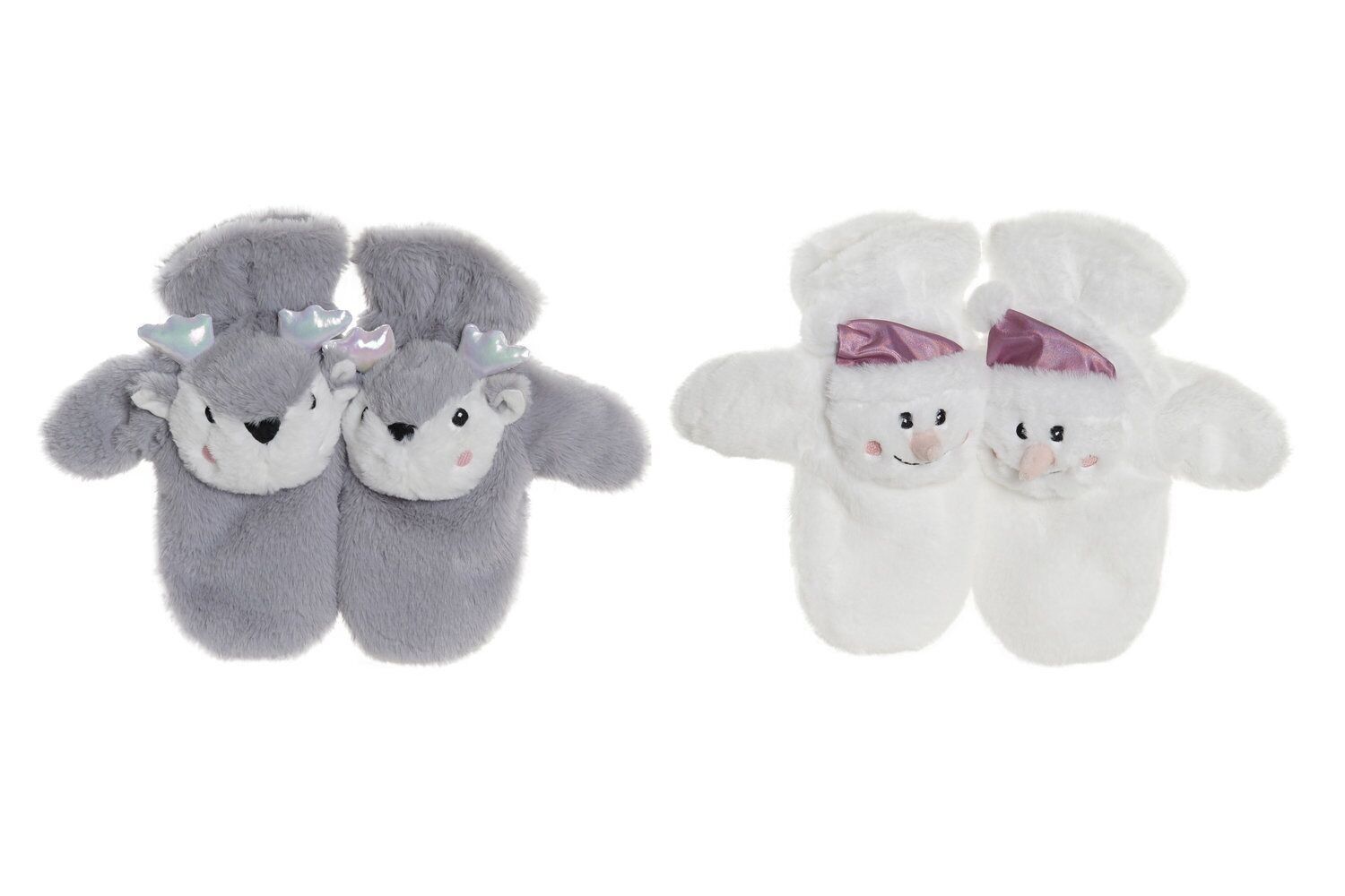 MITTEN SET 2 POLYESTER 19.5X6X25 2 SURT. NV183842