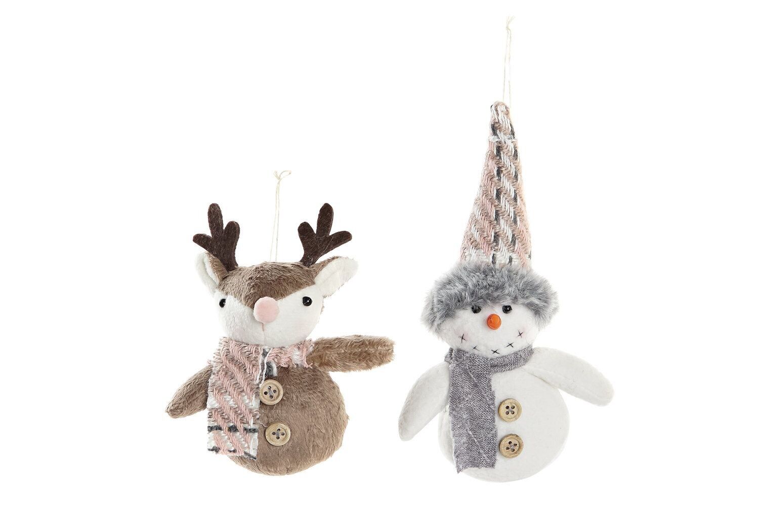 POLYESTER HANGING DECORATION 28X14X18 6CM GRAY NV197922