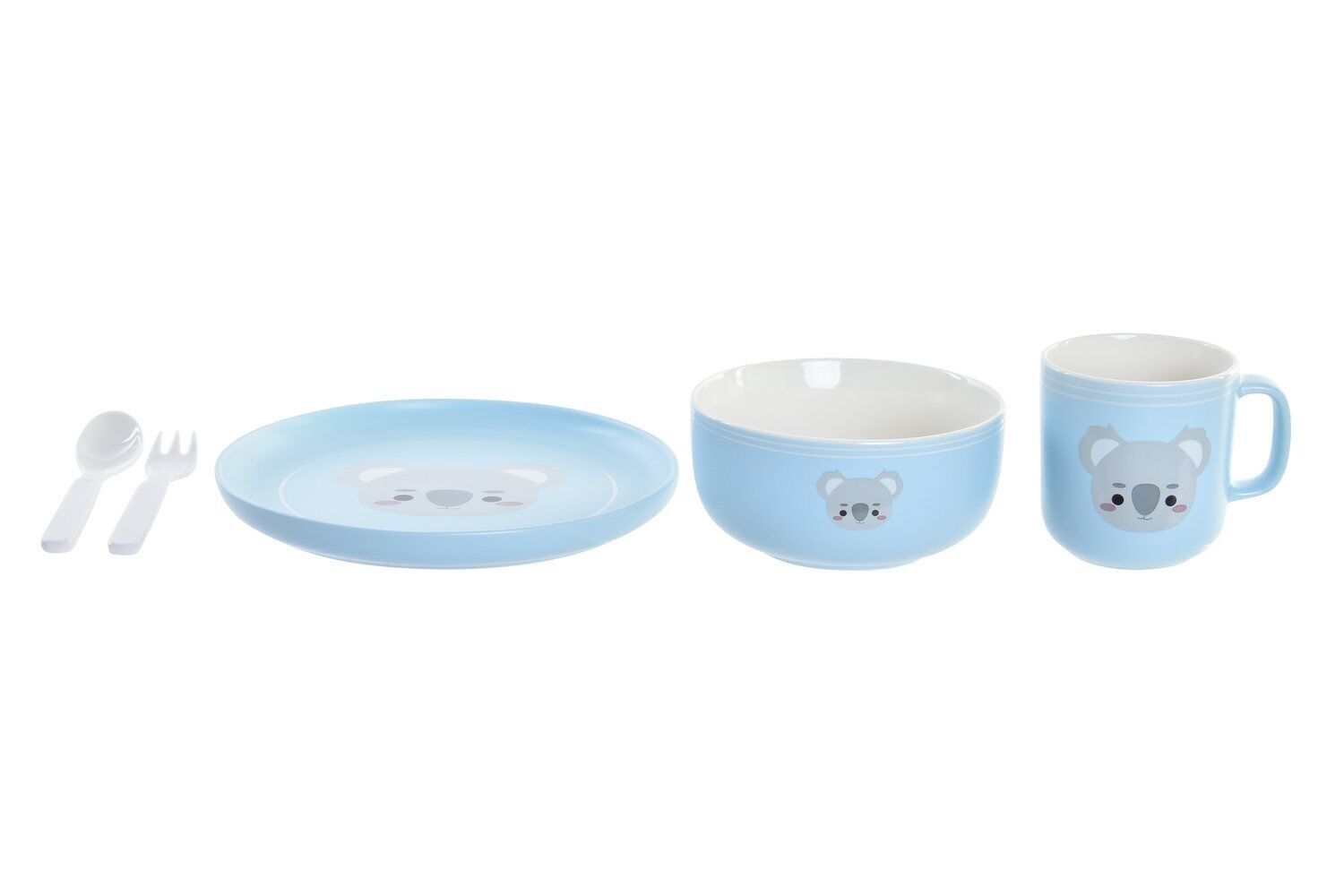 STOVIGLIE SET 5 NEW BONE 19,3X19,3X2 KOALA BLU PC189544