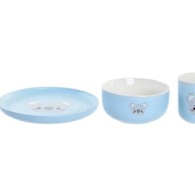 TABLEWARE SET 5 NEW BONE 19,3X19,3X2 KOALA BLUE PC189544