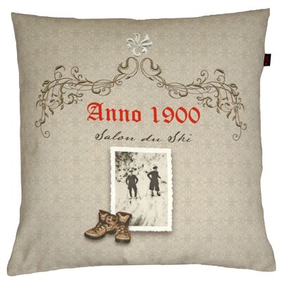 Cuscino decorativo Anno 1900 ca. Colore 50 x 50 cm 001 naturale