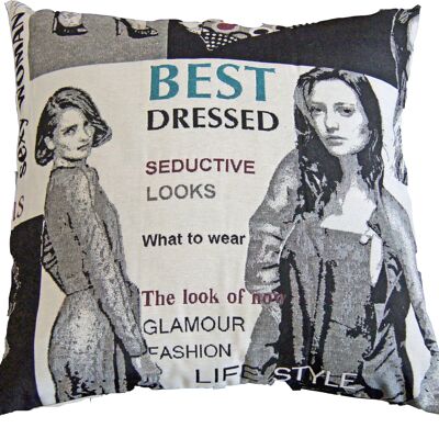 Decorative pillow fashion approx. 50 x 50 cm color 999 multi