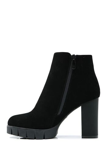 Bottines à talon NOIR - Ref 0806007 - PACK 3 4