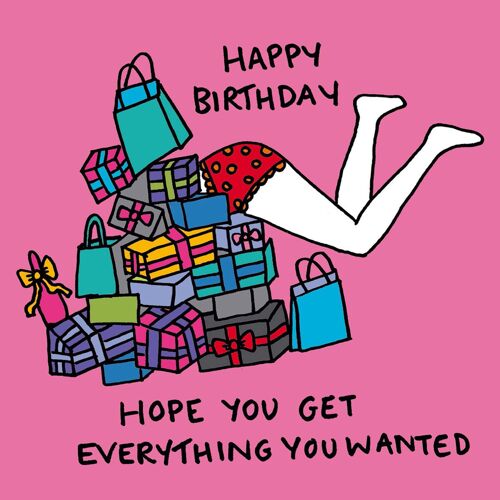 Everything you wanted birthday card