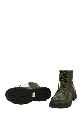 Bottines à lacet VERT - Ref 20-58 - PACK 3 3