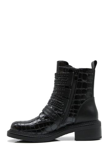 Bottines tendance NOIR - Ref 20-69 - PACK 3 4