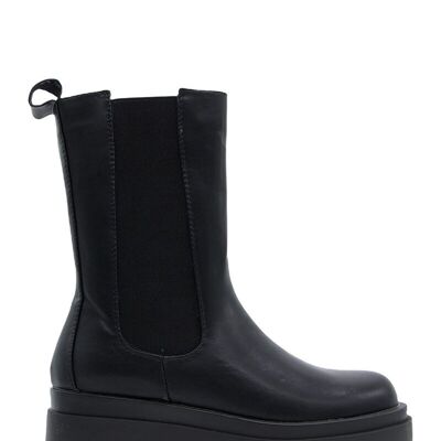 BLACK high ankle boots - Ref 212-5 - PACK