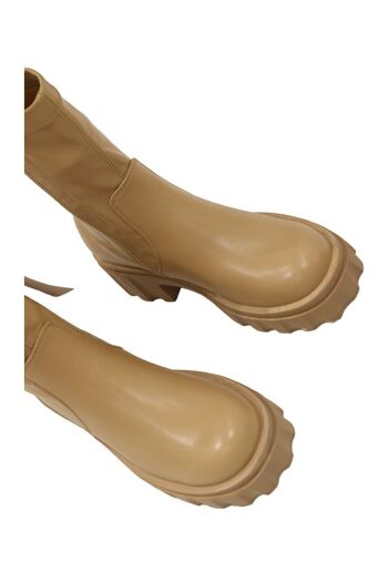 Bottines à talon BEIGE - Ref 22-0158 - PACK 1 4