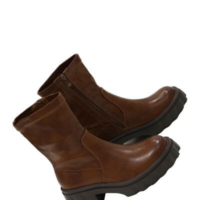 Bottines à talon CAMEL - Ref 22-0158 - PACK 2