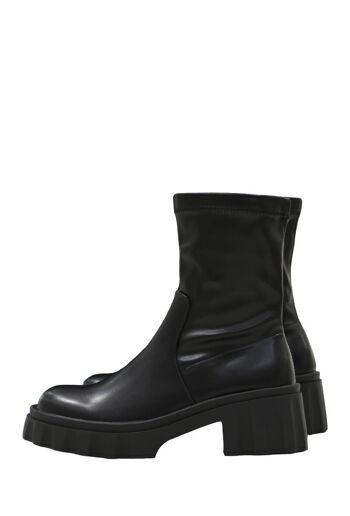 Bottines à talon NOIR - Ref 22-0158 - PACK 4 4