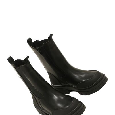 BLACK ankle boots - Ref 22-0660 - PACK