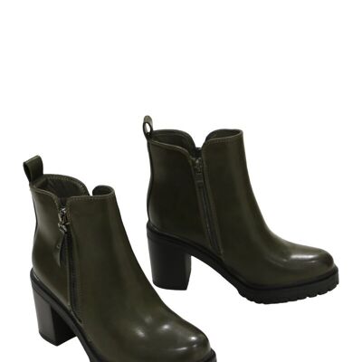 Ankle boots with 9 cm heel GREEN - Ref 5000-1 - PACK 4