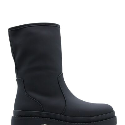 BLACK high ankle boots - Ref 5600-37 - PACK