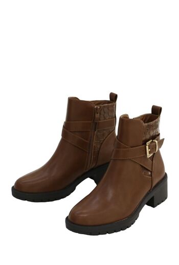 Bottines à talon CAMEL - Ref 66003-5 - PACK 3 1