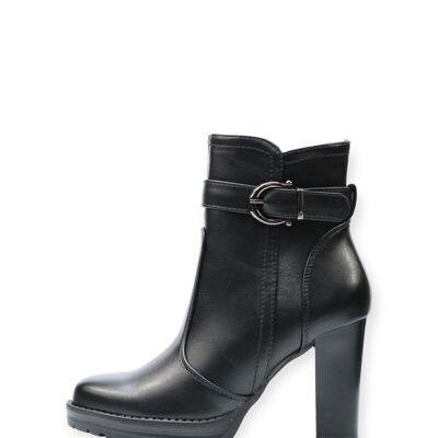 BLACK ankle boot - Ref 7703-21 - PACK