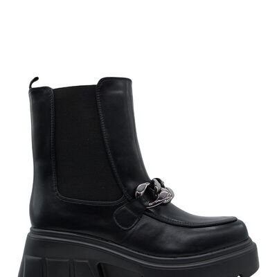Light BLACK ankle boots - Ref 8550-2 - PACK
