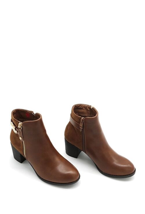 Bottines à talons CAMEL - Ref 950-40 - PACK