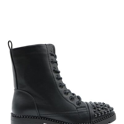 Bottines à lacet NOIR - Ref S6060-11 - PACK