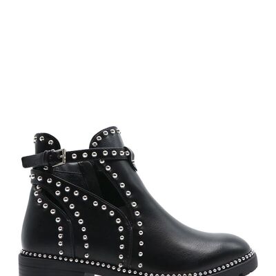 BLACK ankle boots - Ref S6533 - PACK 2