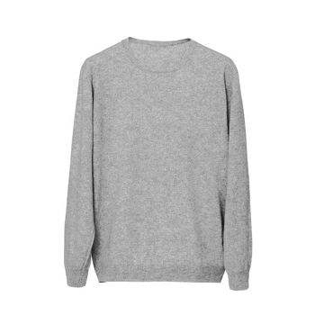 Pull col rond en cachemire régénéré pour hommes 17