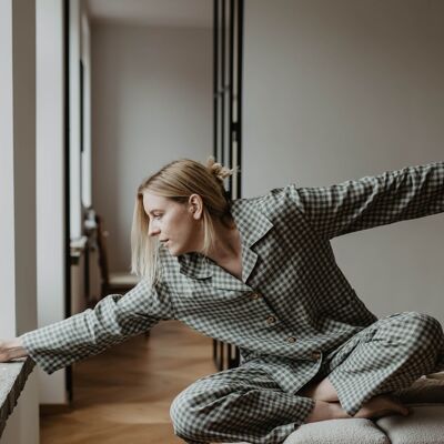 Ensemble pyjama en lin pour femme PRAURIMĖ