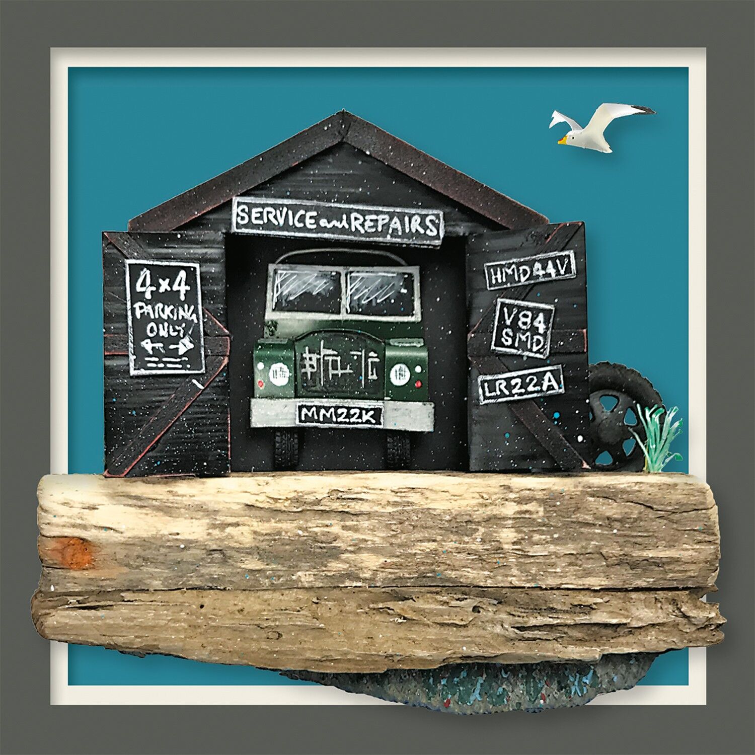 Carta d'arte vuota di assistenza e riparazioni