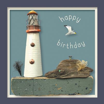 Lighthouse birthday card