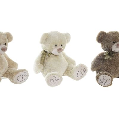 PELUCHE POLYESTER 42X45X45 OURS 3 ASSORTIS. PE192312