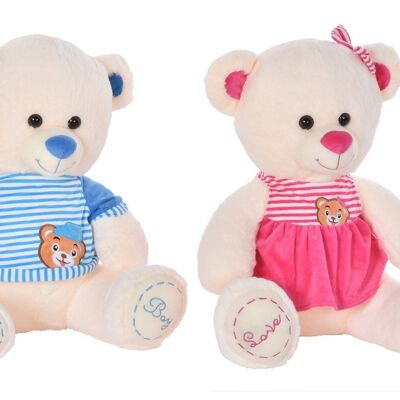 PELUCHE POLIESTER 25X25X50 OSO 2 SURT. PE196957