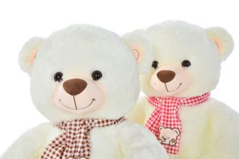 TEDDY POLYESTER 20X20X50 ECHARPE OURS 2 ASSORTIMENTS. PE196959 2