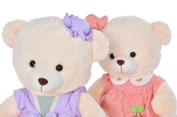PELUCHE POLYESTER 42X20X50 OURS 2 ASSORTIS. PE196960 2