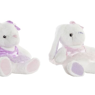 PELUCHE POLIESTER 25X20X28 CONEJO 2 SURT. PE196970