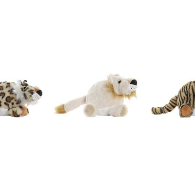 PELUCHE POLYESTER 15X15X23 ANIMAUX 3 ASSORTIMENTS. PE196973