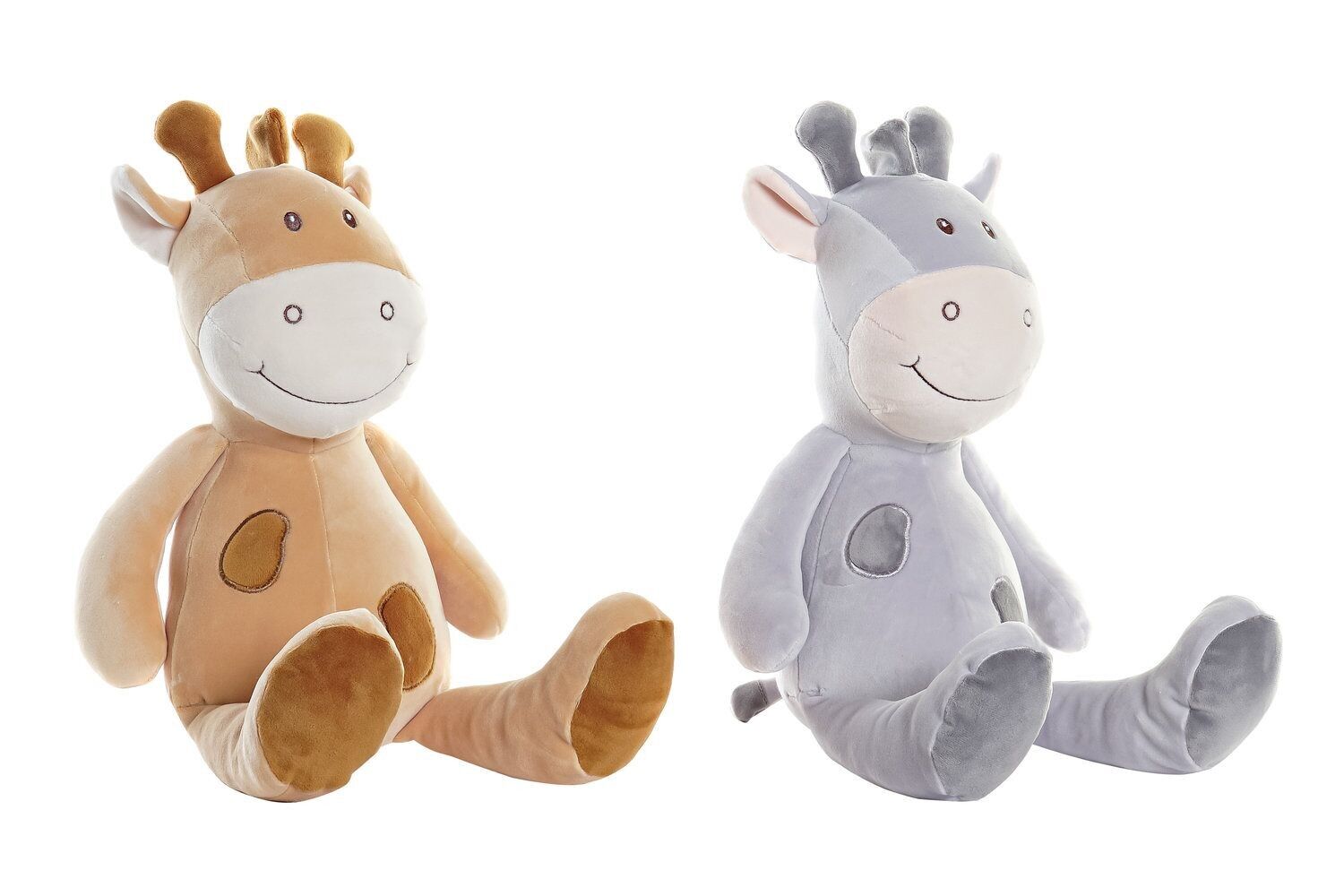POLYESTER PLUSH 25X21X50 GIRAFFE 2 ASSORTED. PE197368